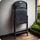 Plonos, krzesła ogrodowe składane, zestaw, 4 szt.