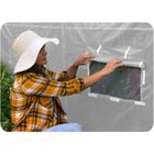 Plonos, tunel ogrodowy, 3-6m, 18m2, biały