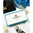 Portfel, biały, skóra ekologiczna, Peterson