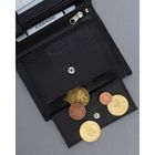 Portfel, czarny, skórzany, 4U Cavaldi