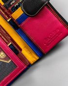 Portfel, czarny, skórzany, Peterson