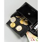 Portfel, czarny, skórzany, RFID, Loren