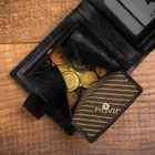 Portfel, czarny, skórzany, RFID, Rovicky