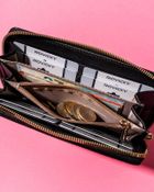 Portfel, czarny, skórzany, Rovicky