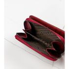 Portfel, czerwony, skórzany, Lorenti