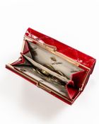 Portfel, czerwony, skórzany, RFID, Peterson