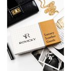 Portfel, czerwony, skórzany, Rovicky