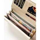 Portfel, ecru, Peterson