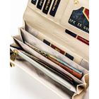 Portfel, ecru, Peterson