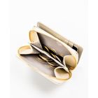 Portfel, ecru, skóra naturalna i ekologiczna, Peterson