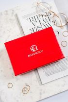 Portfel-piórnik, czerwony, skóra ekologiczna, Rovicky