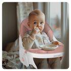 Ricokids, Mani, krzesełko do karmienia, różowe