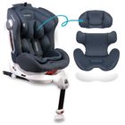Ricokids, Stigo, fotelik samochodowy z daszkiem, obrotowy 360°, 0-36 kg, granatowy