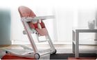 Ricokids, Tugo, krzesełko do karmienia, różowo-białe