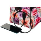 Rovicky, torba podróżna, rośliny, z portem USB