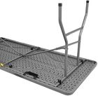 Saska Garden, Woodland, stół cateringowy, ciemny szary, 180-74 cm