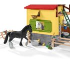 Schleich, Farm World, Końska stajnia, zestaw, 42485