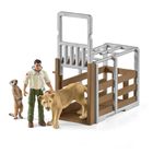Schleich, Wild Life, Ciężarówka do ratowania zwierząt, duża, zestaw, 42475