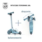 Scoot & Ride, Highwaykick 3S, hulajnoga z systemem sterowania 2w1, Steel