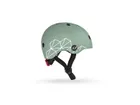 Scoot & Ride, kask ochronny, Green Lines, rozmiar 45-51 cm