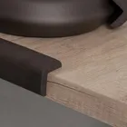 Sipo, piankowa taśma zabezpieczająca ostre krawędzie mebli, 2 metry, brązowa