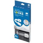 Sipo, zestaw zabezpieczeń do szaf i szuflad z regulacją, 6 szt.
