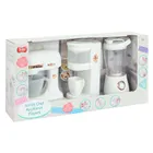 Smiki, zestaw kuchenny, robot, ekspres do kawy i blender, biały