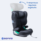 Sorino, Ceres, fotelik samochodowy, all black, 100-150 cm