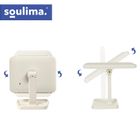 Soulima, lusterko kosmetyczne, rozkładane, LED