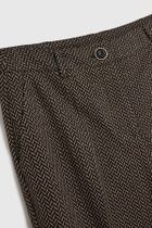 Spodnie materiałowe damskie, czarne, Moodo