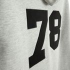 Szara bluza unisex oversize z kapturem NOWEAR