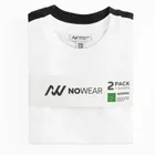 T-shirt z bawełny czesanej 2-pack NOWEAR