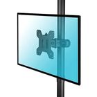 Techly, uchwyt na słup do monitora, LED/LCD 13-30, 10 kg, VESA regulowany, czarny