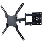 Techly, uchwyt ścienny, LCD/LED, 23-55", podwójne ramię, 45 kg, czarny