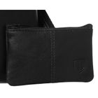 Torba listonoszka, czarna, skórzana, Peterson