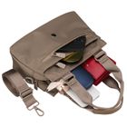 Torebka listonoszka, beżowa, Peterson