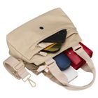 Torebka listonoszka, beżowa, Peterson