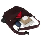 Torebka listonoszka, bordowa, Peterson