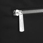 Torebka listonoszka, czarna, skóra ekologiczna, Peterson