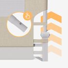 Tulano, Cover 30, barierka ochronna na łóżko, beige, 200 cm