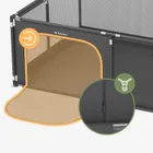 Tulano, Cozy 22, kojec dziecięcy, graphite, 180 cm