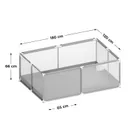 Tulano, Cozy 22, kojec dziecięcy, grey