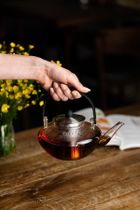 Vialli Design, Eva, zaparzacz do herbaty, srebrny, 800 ml, 1630