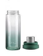 Vialli Design, Fuori, butelka z podwójną ścianką i zaparzaczem, zielona, 350 ml