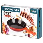 Vilde, Cast Enamel, patelnia żeliwna emaliowana z silikonową nakładką, 20 cm