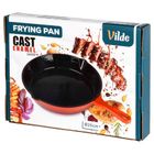 Vilde, Cast Enamel, patelnia żeliwna emaliowana z silikonową nakładką, 25 cm