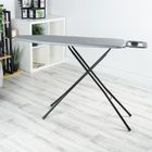 Vilde, deska do prasowania, szara, 130-34-87,5 cm