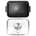 Vilde, Granitica, brytfanna granitowa z pokrywką, 3,5l, 35-23-12 cm