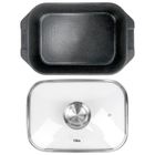 Vilde, Granitica, brytfanna granitowa z pokrywką, 7,5l, 41-26-16 cm