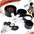 Vilde, miarki kuchenne, czarne, 8 szt.